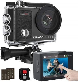 Dragon Touch 4K Action Camera Touchscreen Vision 3 Pro