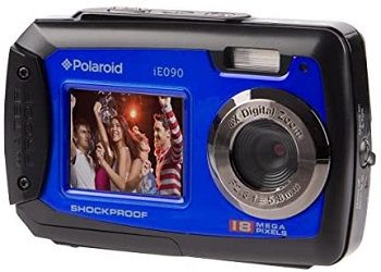 Polaroid IE090-BLU Waterproof Point And Shoot Camera