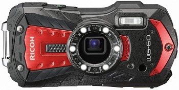 Ricoh WG-60 Red Durable Point And Shoot Camera